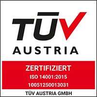Siegel TÜV Austria EN ISO 14001